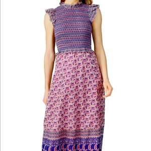 Sea NY Bianca smocked midi dress